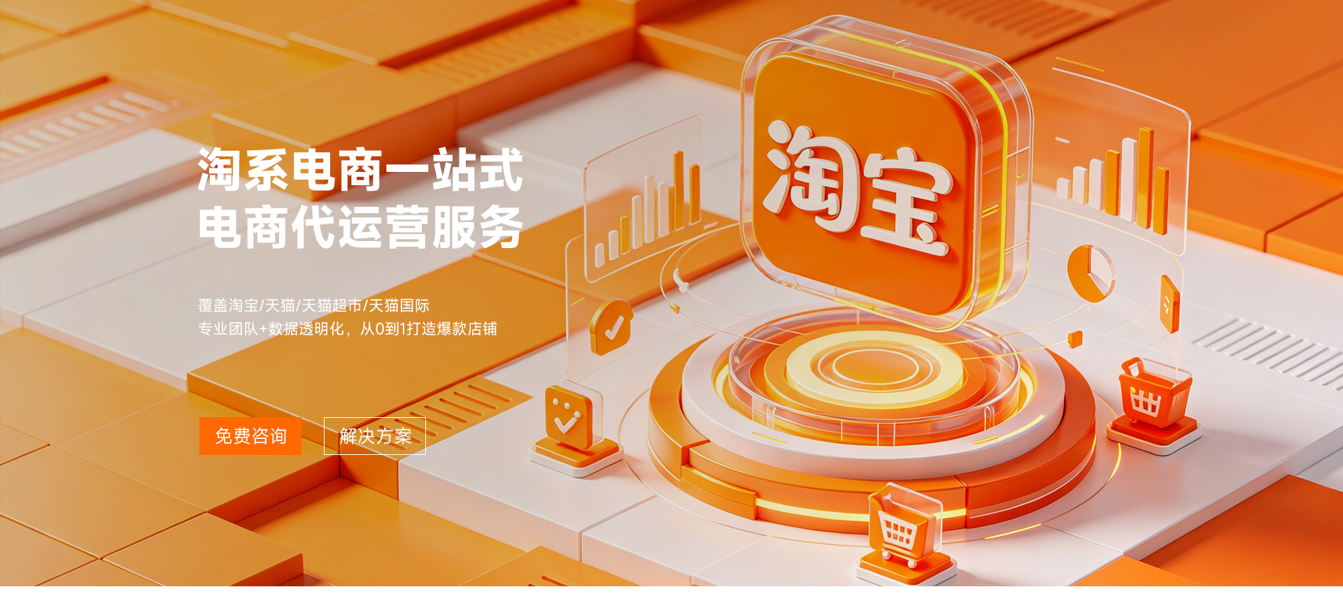 淘宝电商代运营服务 - 三文鱼电商